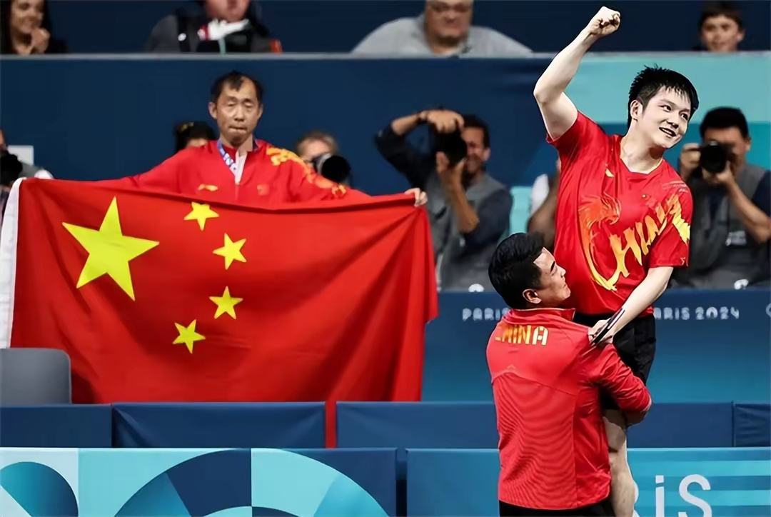 关于法国乒乓球队鏖战比利时乒乓球队，王皓惊艳世界的信息